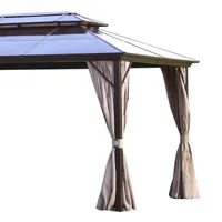 VARIKATUS SUNSET 3X4XH2/2,7M, PRUUN/TAUPE