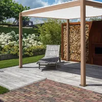 VARIKATUS MIRADOR-111 3X4M, HELE PUIDUDEKOOR