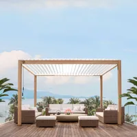 VARIKATUS MIRADOR-111 3X4M, HELE PUIDUDEKOOR