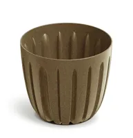 LILLEPOTT PROSPERPLAST WARIO ECO WOOD Ø13,8CM PRUUN
