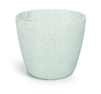 LILLEPOTT PROSPERPLAST LAMIA ECO WOOD Ø38,5CM VALGE