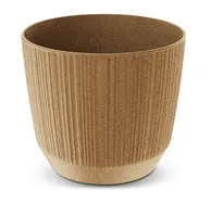 LILLEPOTT PROSPERPLAST RYFO ECO WOOD Ø12,6CM PRUUN