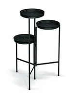 LILLEPOSTAMENT PROSPERPLAST TOL STAND 3 POTILE 79,5X48CM MUST