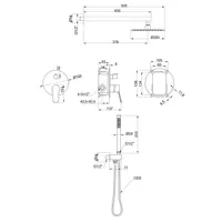 ÜLADUŠI KOMPLEKT INVENA 2F ALONIA TREND KULDNE PEIDETUD
