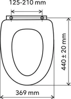 PRILL-LAUD FERRO DUROPLAST, VAIKSELT SULGUV VALGE