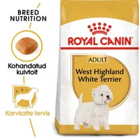KUIVTOIT ROYAL CANIN WHITE TERRIER TÄISKASVANUD KOERTELE 3KG