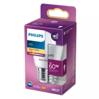 LED LAMP PHILIPS 60W P48 E27 WW ND MATT