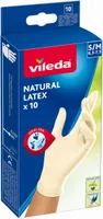 KUMMIKINDAD VILEDA NATURAL LATEX S/M, 10TK/PAKK