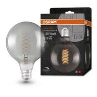 LED LAMP OSRAM CLASSIC GLOBE125 FIL 7,8W 818 E27 DIM SMOKE