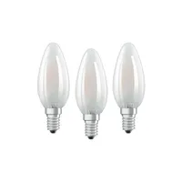 LED LAMP OSRAM BASE CLASSIC B FR 4W 827 E14 NON-DIM, 3TK/PAKK
