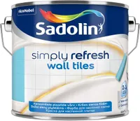 SEINAPLAATIDE VÄRV SADOLIN SIMPLY REFRESH CERAMIC TILES BW 2,5L VALGE POOLMATT