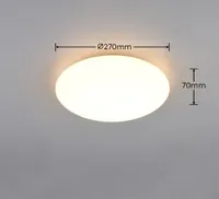 PLAFOON RL NOW VIORA LED 9W 3000K VALGE