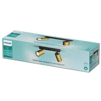 VANNITOAVALGUSTI PHILIPS IDRIS 2X5W HV IP44 MESSING