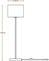 PÕRANDALAMP LEDVANCE DECOR CARDBOARD E27 SILINDRIKUJULINE PRUUN