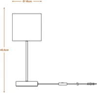 LAUALAMP LEDVANCE DECOR FELT WEAVING STAND E14 TUMEHALL