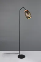 PÕRANDALAMP TRIO BIDAR E27 MATT MUST/KULDNE