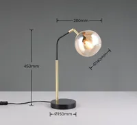 LAUALAMP TRIO PAXTON E27 MATT MUST/KULDNE