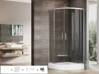 DUŠIKOMPLEKT RAVAK 90X190CM 5IN1 X-POINT XU1CP4 SET2 ALUMIINIUM