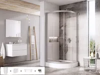 DUŠIKOMPLEKT RAVAK 5IN1 X-POINT XP1CP4, SET 16 ALUMIINIUM