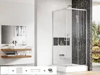 DUŠIKOMPLEKT RAVAK 5IN1 X-POINT XU2RV2, SET 17 ALUMIINIUM