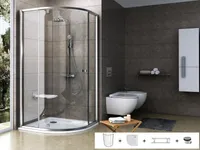 DUŠIKOMPLEKT RAVAK 90X190CM 5IN1 PSKK3, SET18 SATIIN