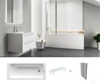 VANN RAVAK CHROME 170X75CM SETV24R VANNISEINAGA, SATIIN