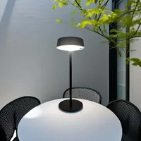 LAUALAMP SOLAR LED 31,1CM MUST USB