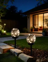 AIAVALGUSTI SOLAR PALL LED 2V 40MAH MUST 35CM