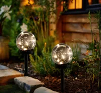 AIAVALGUSTI SOLAR PALL LED 2V 40MAH MUST 35CM