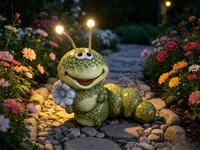 AIAVALGUSTI SOLAR RÖÖVIK LED 1,2V 300MAH 17CM