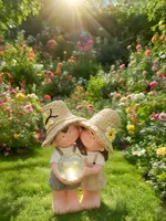 AIAVALGUSTI SOLAR POISS JA TÜDRUK LED 1,2V 40MAH 38CM