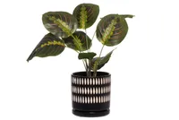 LILLEPOTT 4LIVING ALUSEGA PISA 15CM, MUST