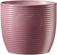 ÜMBRISPOTT SK HEARTBEAT Ø13CM, ROOSA