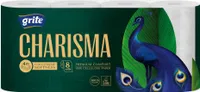 TUALETTPABER GRITE CHARISMA 4-KIHILINE 8 RULLI