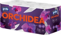 TUALETTPABER GRITE ORCHIDEA 3-KIHILINE 16 RULLI