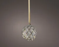JÕULUKUJU PALL 40LED KLAAS 20CM LÄBIPAISTEV