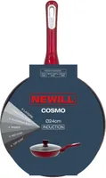 PRAEPANN NEWILL COSMO KLAASIST KAANEGA Ø24CM, INDUKTSIOON