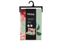 VOODIPESUKOMPLEKT 4LIVING PEONY 220X210CM + 2X50X60CM