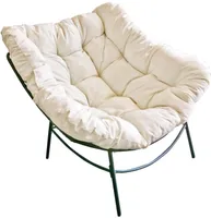 AIATOOL PADJAGA 95X100X82CM, VALGE/ROTANG