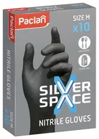 NITRIILKINDAD PACLAN SILVER SPACE M SUURUS, 10TK PAKIS