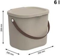 HOIUKAST KAANEGA ROTHO ALBULA 6L, CAPPUCCINO