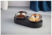 LEMMIKLOOMA SÖÖGIKAUSSIDE KOMPLEKT PETKIT 0,48L MUST