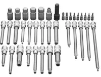 PADRUNITE KOMPLEKT 1/2" TORX, TÄHT, KUUSKANT