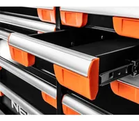 TÖÖRIISTAKÄRU PRO 12 SAHTLIT + 229-OSALINE TÖÖRIISTAKOMPLEKT