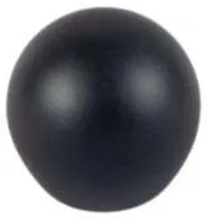 KARDINAPUU OTSIK DEKORIKA KULA Ø19MM MUST MATT 2TK PAKIS