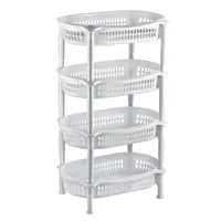 RIIUL PLASTMASSIST 51X31X85CM, VALGE