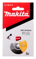 LÕIKEKETAS MAKITA 76X1,0X10MM WA60T RST/METALL 5TK PAKIS