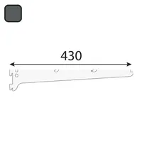 KRONSTEIN INTEGRI ÜHEKORDNE 430X70MM ANTRATSIIT