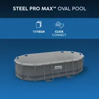 BASSEIN OVAALNE STEEL PRO MAX 427X250100CM KOMPLEKT