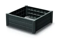 PEENRAKAST PROSPERPLAST 61,8X61,8X23CM ANTRATSIIT